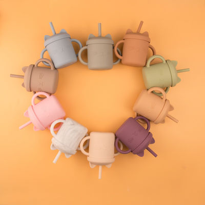 Van het de Peutersilicone van de voedselrang de Kop Eco Vriendschappelijke Cat Kitten Animal Style