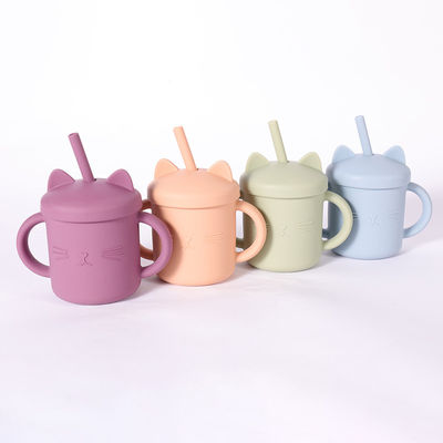 Van het de Peutersilicone van de voedselrang de Kop Eco Vriendschappelijke Cat Kitten Animal Style