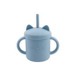 Van het de Peutersilicone van de voedselrang de Kop Eco Vriendschappelijke Cat Kitten Animal Style
