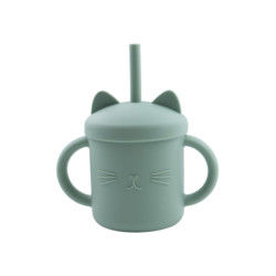 Van het de Peutersilicone van de voedselrang de Kop Eco Vriendschappelijke Cat Kitten Animal Style