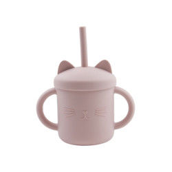 Van het de Peutersilicone van de voedselrang de Kop Eco Vriendschappelijke Cat Kitten Animal Style