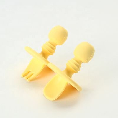 Mini Food Grade Silicone Forks en Lepelsbpa Vrije niet Giftig voor Babypeuter