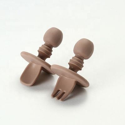 Mini Food Grade Silicone Forks en Lepelsbpa Vrije niet Giftig voor Babypeuter