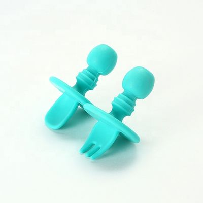 Mini Food Grade Silicone Forks en Lepelsbpa Vrije niet Giftig voor Babypeuter