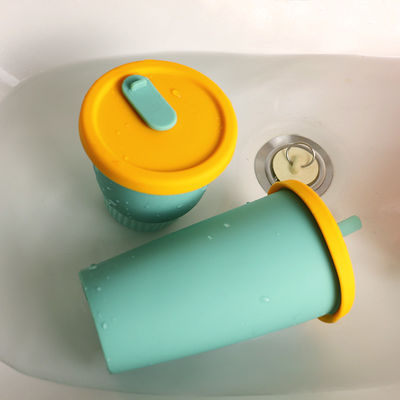 Hete de Jonge geitjeskop van het Bewijs Draagbare Silicone voor het Sap 300ml 350ml van de Theemelk