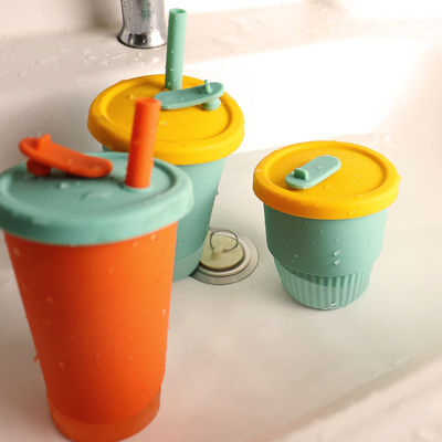 Hete de Jonge geitjeskop van het Bewijs Draagbare Silicone voor het Sap 300ml 350ml van de Theemelk