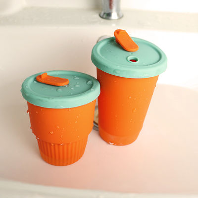 Hete de Jonge geitjeskop van het Bewijs Draagbare Silicone voor het Sap 300ml 350ml van de Theemelk