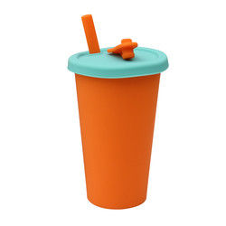 Hete de Jonge geitjeskop van het Bewijs Draagbare Silicone voor het Sap 300ml 350ml van de Theemelk