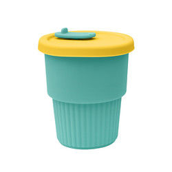 Hete de Jonge geitjeskop van het Bewijs Draagbare Silicone voor het Sap 300ml 350ml van de Theemelk