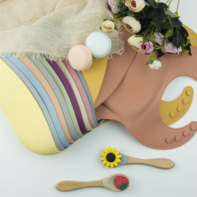 4 van de de Babyslab van het knopenbpa Vrije Silicone Waterdichte Zachte Duurzame Regelbaar