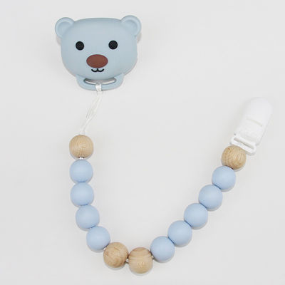 Van de het Siliconebaby van de voedselrang de Fopspeenketting met Leuke Dierlijke pandavorm