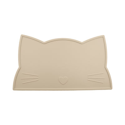 Cat Face Kids Silicone Placemat, het voeden van Mat Heat Resistant Waterproof van de Siliconeeettafel mat