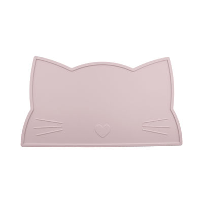 Cat Face Kids Silicone Placemat, het voeden van Mat Heat Resistant Waterproof van de Siliconeeettafel mat