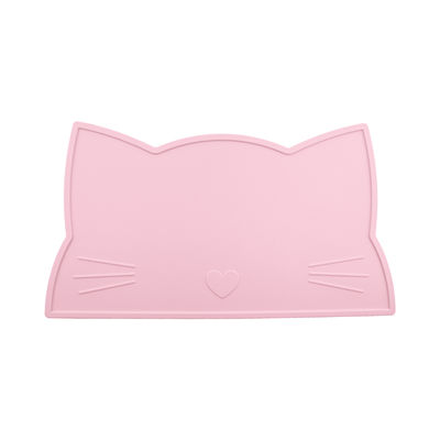 Cat Face Kids Silicone Placemat, het voeden van Mat Heat Resistant Waterproof van de Siliconeeettafel mat