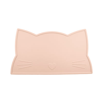 Cat Face Kids Silicone Placemat, het voeden van Mat Heat Resistant Waterproof van de Siliconeeettafel mat