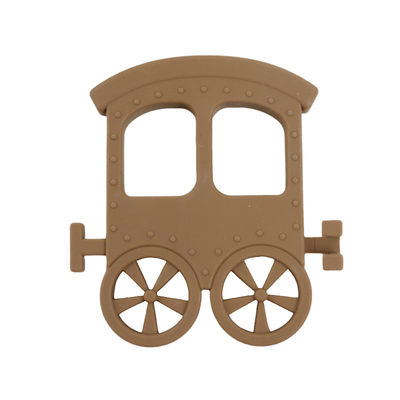 Weinig Baby Teether van het Treinsilicone voor Halsband Toy Non Toxic