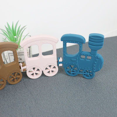 Weinig Baby Teether van het Treinsilicone voor Halsband Toy Non Toxic