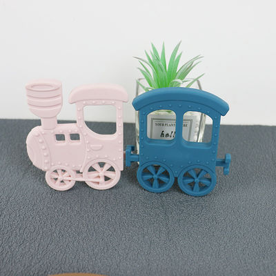 Weinig Baby Teether van het Treinsilicone voor Halsband Toy Non Toxic