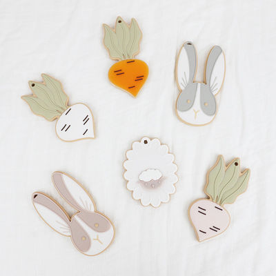 Schapen Bunny Personalised Silicone Teether BPA Vrij voor Pasgeboren Baby