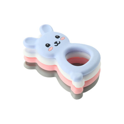 De Ring van Teether van het Montessorisilicone, Siliconetandjes krijgen Toy For Children Newborn Infant