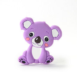 Dierlijke Cat Kitten Silicone Baby Teether BPA Vrij voor Peutertandjes krijgen