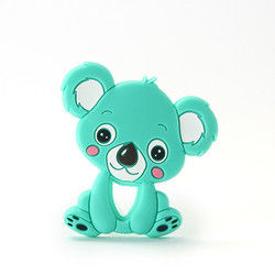 Dierlijke Cat Kitten Silicone Baby Teether BPA Vrij voor Peutertandjes krijgen