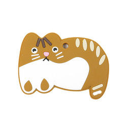 Dierlijke Cat Kitten Silicone Baby Teether BPA Vrij voor Peutertandjes krijgen