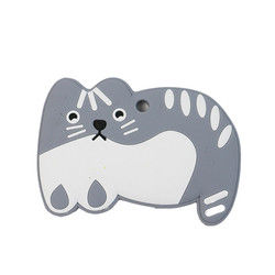Dierlijke Cat Kitten Silicone Baby Teether BPA Vrij voor Peutertandjes krijgen