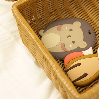Aangepast Logo Silicone Baby Teether Chewable met Koevos Owl Shape