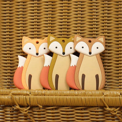 Aangepast Logo Silicone Baby Teether Chewable met Koevos Owl Shape