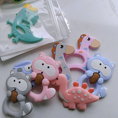Te kauwen de Babysilicone Teethers, het niet Giftige Stuk speelgoed van de Voedselrang van het Tandjes krijgensilicone