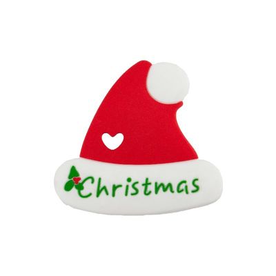 De Mensen Zacht Silicone Teether van de Kerstmispeperkoek Kleurrijk voor Babytandjes krijgen
