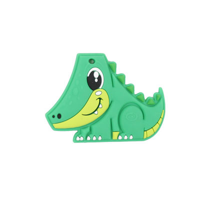 Het Siliconebaby Toy Teether Cartoon Pattern For dat van de voedselrang Tandjes krijgen kalmeert