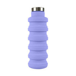 Douane Logo Silicone Water Bottle Foldable voor het Openlucht Dragen
