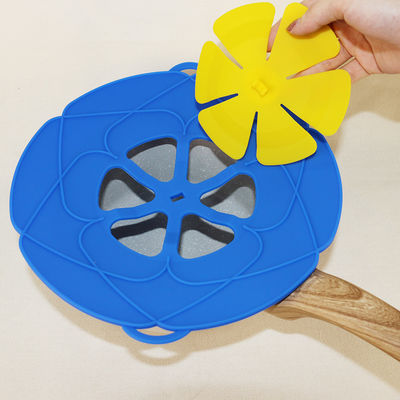 Het Dubbel van het Siliconepan lid cover reusable with van de voedselrang hangt voor het Koken