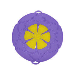 Het Dubbel van het Siliconepan lid cover reusable with van de voedselrang hangt voor het Koken