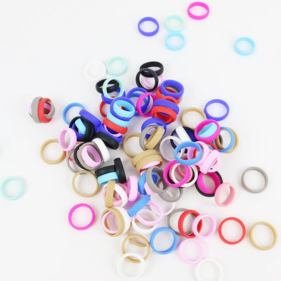 Van de het Voedselrang van BPA Vrije het Silicone Rubbero-ringen Te kauwen voor Kinderenmeisjes
