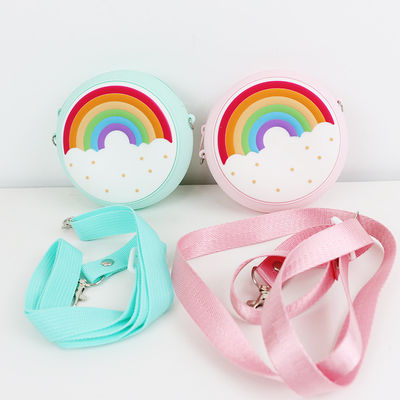 Mini Rainbow Custom Made Silicone-Schouderzak voor Jong geitjebaby