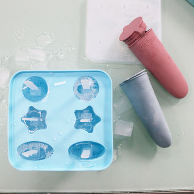 Van de Vormtray with food grade soft van het familiediy Roomijs het Siliconemateriaal