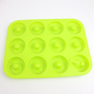 Mini Doughnut Silicone Mould, het Dienblad van het het Siliconebaksel van de Voedselrang