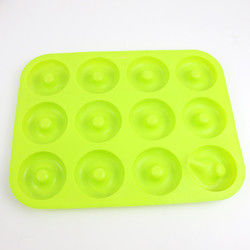 Mini Doughnut Silicone Mould, het Dienblad van het het Siliconebaksel van de Voedselrang
