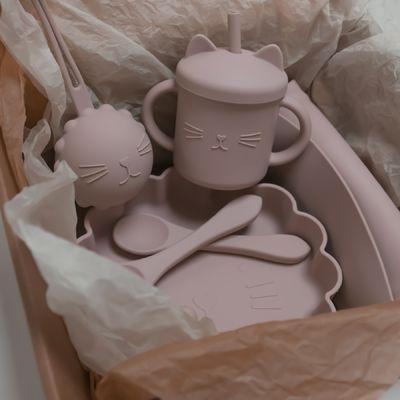De in het groot Baby Geschirr leidde het Spenen van de de Lepelkom van de Siliconeslab van de de Lepelkom de Baby van het de Plaatsilicone het Voeden Vaatwerk Vastgesteld Product