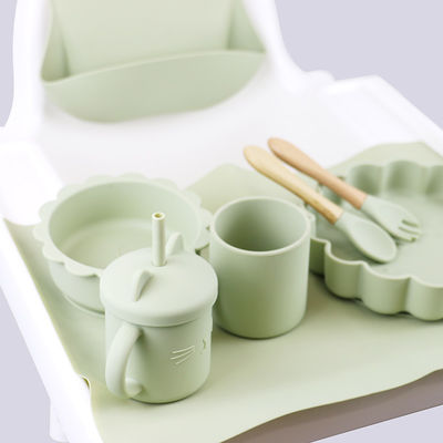1Set 8 PCs-Siliconebaby die Vastgestelde Duurzame Pantone-Kleur voeden
