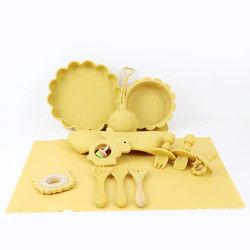 1Set 8 PCs-Siliconebaby die Vastgestelde Duurzame Pantone-Kleur voeden