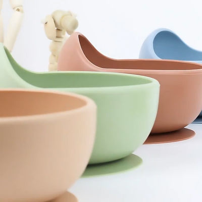Niet Giftige de Babykommen BPA van het Zuigingssilicone Vrij voor Peuterbaby het Eten