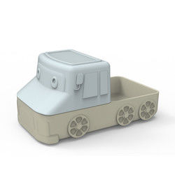 Van de de Zuigingsplaat van het beeldverhaal Leuke Silicone de Autovorm voor Baby die Voedsel eten
