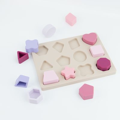 Het geometrische Raadsel BPA Vrije Eco van het Vormsilicone Vriendschappelijk voor Jonge geitjesonderwijs