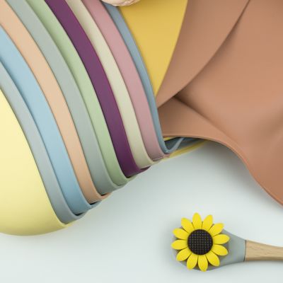 Vrije Zachte Gepersonaliseerde het Siliconeslab van BPA, Waterdichte de Vangerslabben van het Siliconevoedsel