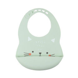 De Vangerslabben van Cacooncat fox printed silicone food voor de Voeding van het Peuterontbijt