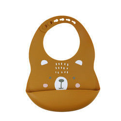 De Vangerslabben van Cacooncat fox printed silicone food voor de Voeding van het Peuterontbijt